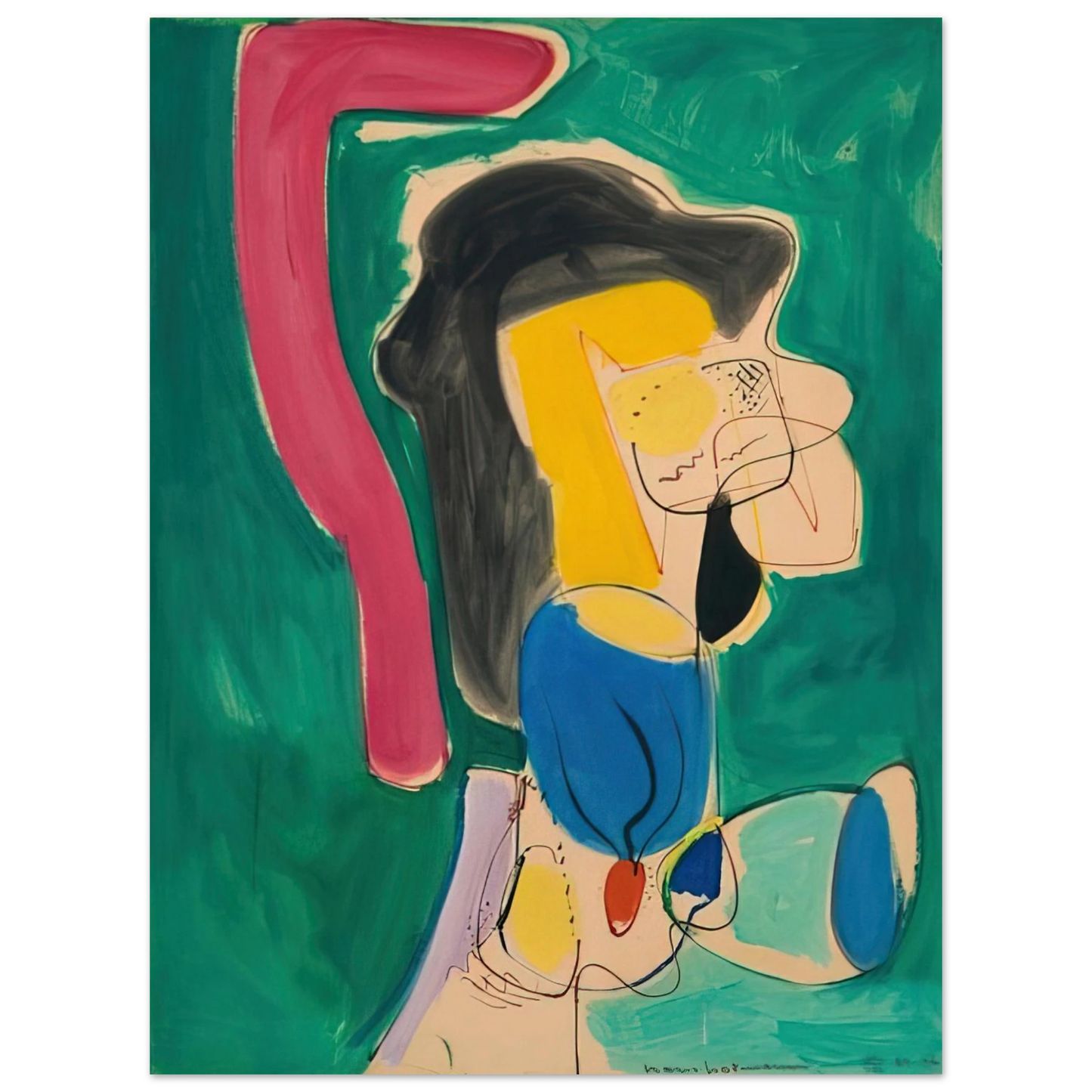 Hans Hofmann - The Mannequin Fine Art Poster - Default Title