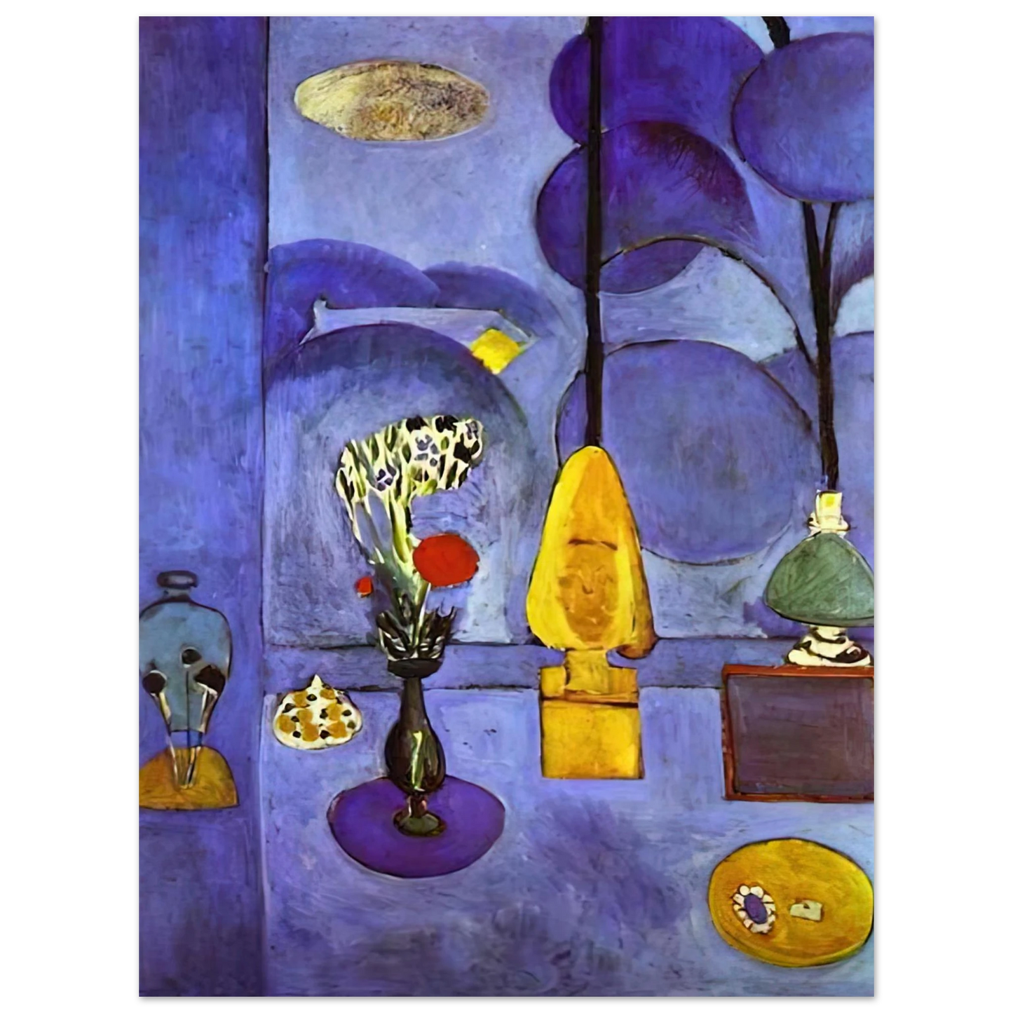 Henri Matisse - THE BLUE WINDOW 1911 Fine Art Poster - Default Title