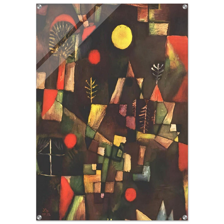 FULL MOON 1919 - Paul Klee Acrylic Print - 70x100 cm / 28x40″ inches