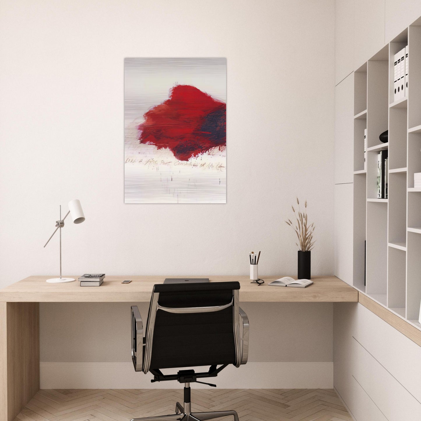 Fifty Days at Iliam. The Fire that Consumes All before It - Cy Twombly Brushed Aluminum Print - 70x100 cm / 28x40 inches | Cy Twombly Aluminum Print | Cy Twombly Prints