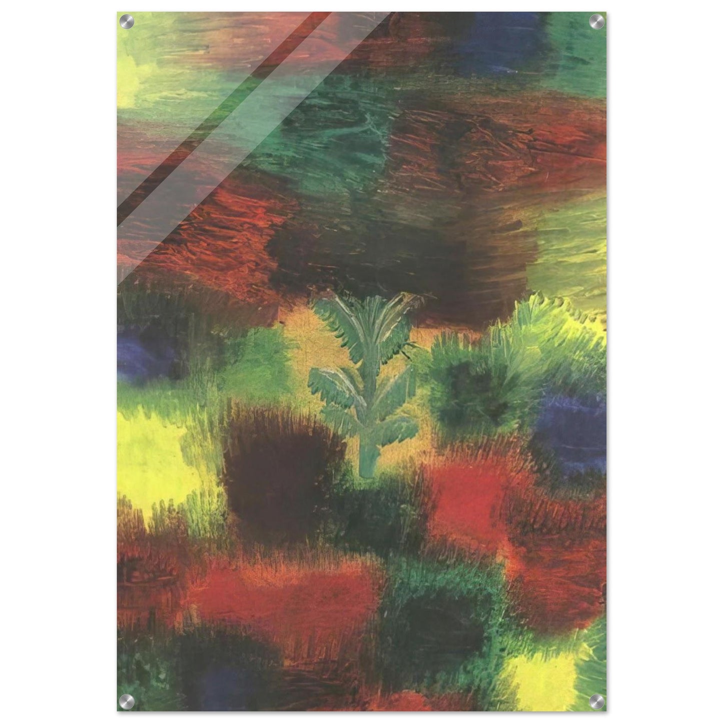 LITTLE TREE AMID SHRUBBERY 1919 - Paul Klee Acrylic Print - 70x100 cm / 28x40″ inches