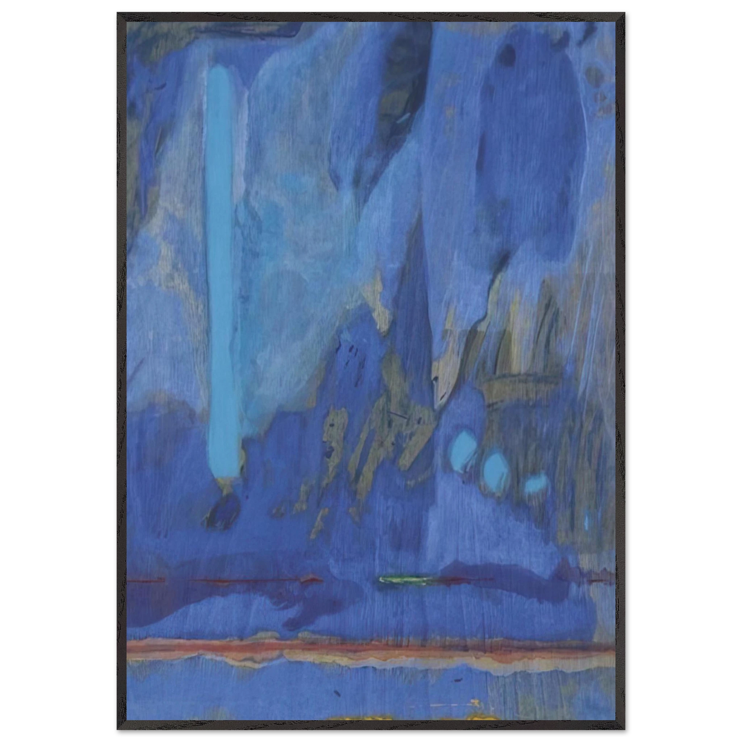 Helen Frankenthaler - Tales of Genji III - 1998 Wall art - A3 (29.7 x 42 cm) - Fine Art Poster - -