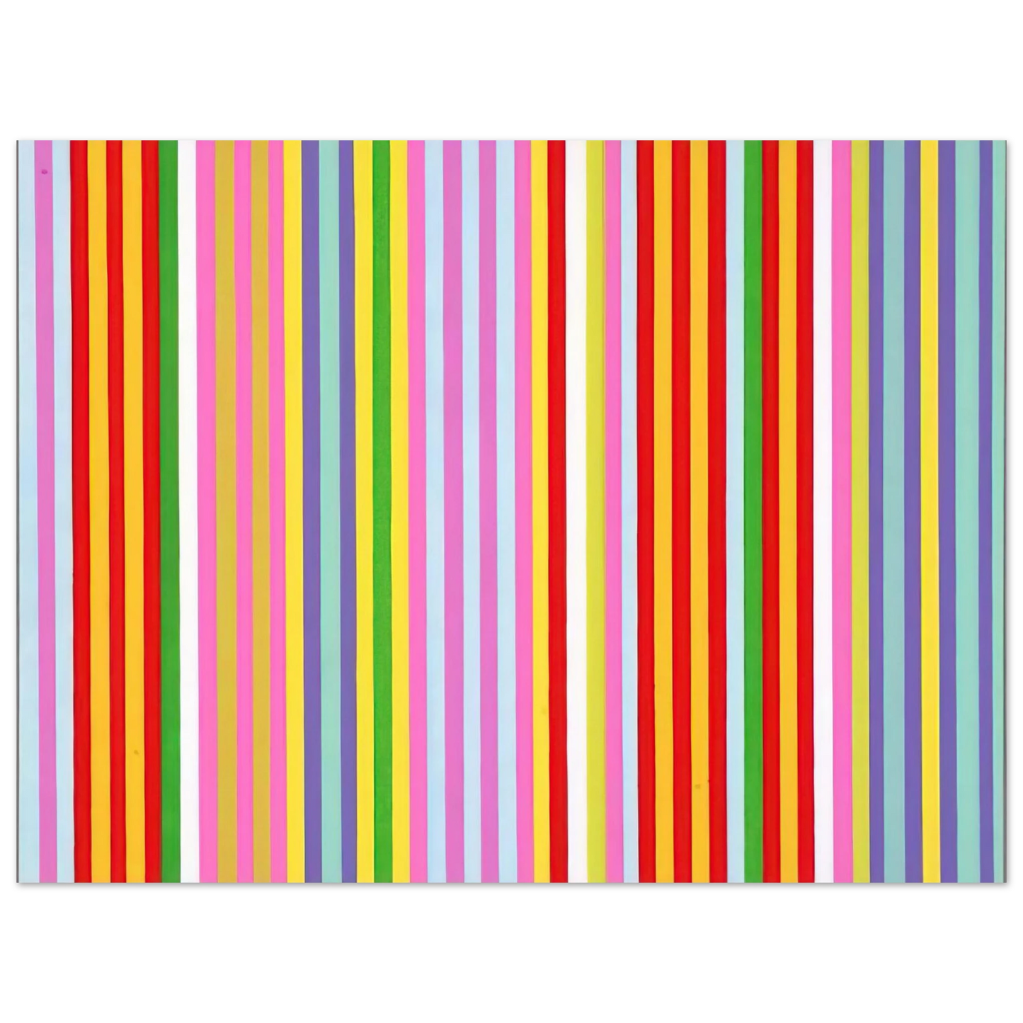 Gene Davis - Powwow - 1969 Fine Art Poster - Default Title