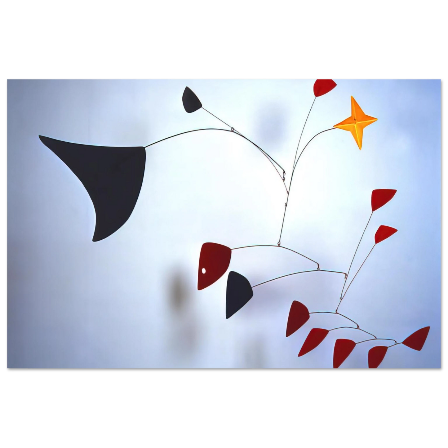 Alexander Calder - THE STAR 1960 Fine Art Poster - 75x100 cm / 30x40 inches
