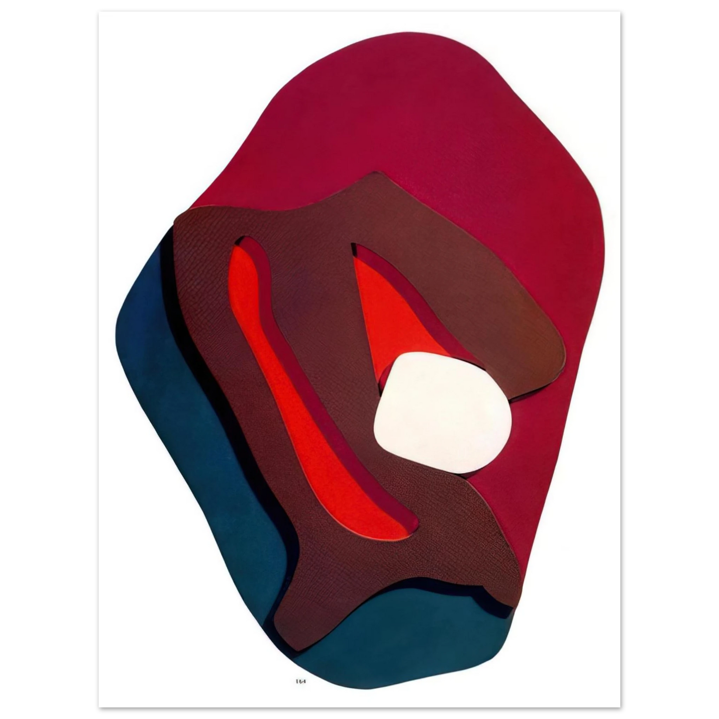 Jean Arp - Enak s Tears. Terrestrial Forms Fine Art Poster - Default Title