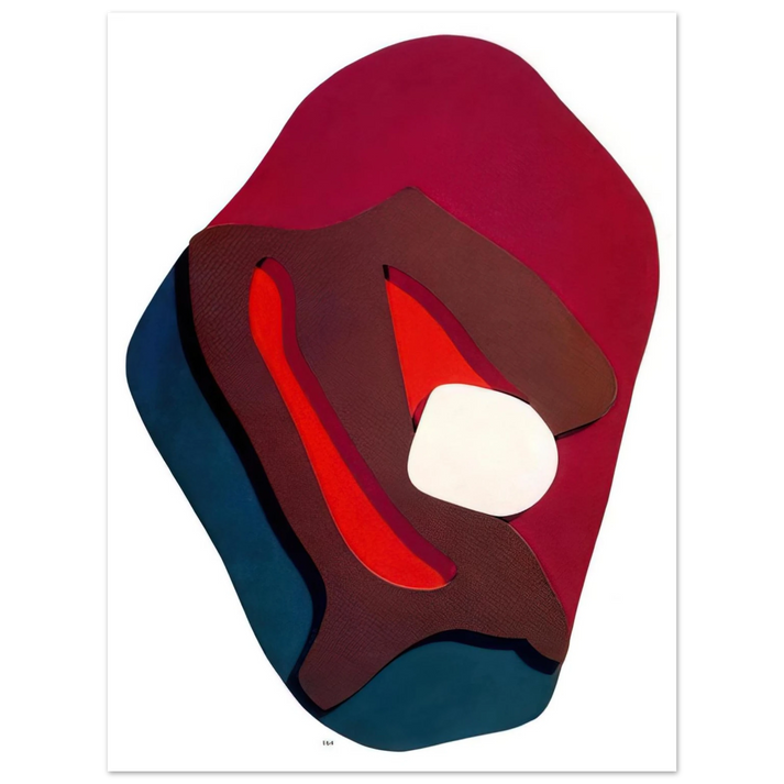 Jean Arp - Enak s Tears. Terrestrial Forms 75x100 cm / 30x40inches Fine Art Poster
