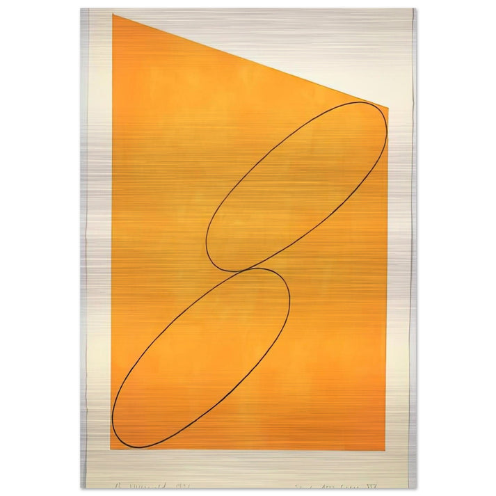 TUDY ATTIC SERIES XIV 1991 - Robert Mangold Brushed Aluminum Print - 70x100 cm / 28x40 inches | Robert Mangold Aluminum Print | Robert Mangold Prints