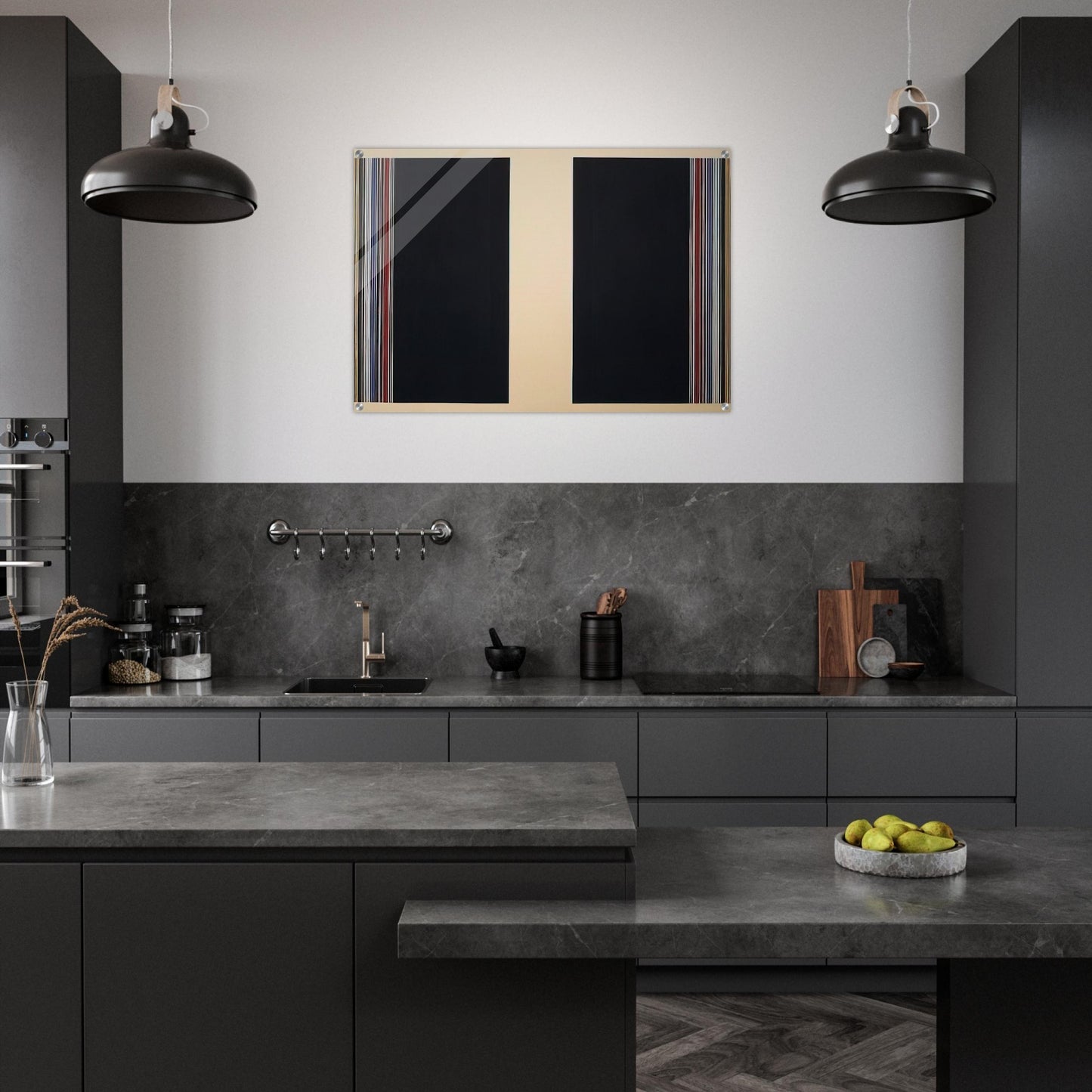 Untitled - 1985 - Gene Davis Acrylic Print - 70x100 cm / 28x40″ inches | Gene Davis Wall Art | Gene Davis Prints