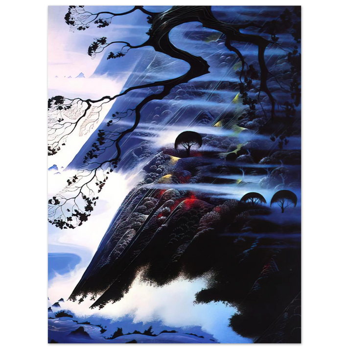 Eyvind Earle - Fog Light 75x100 cm / 30x40inches Fine Art Poster