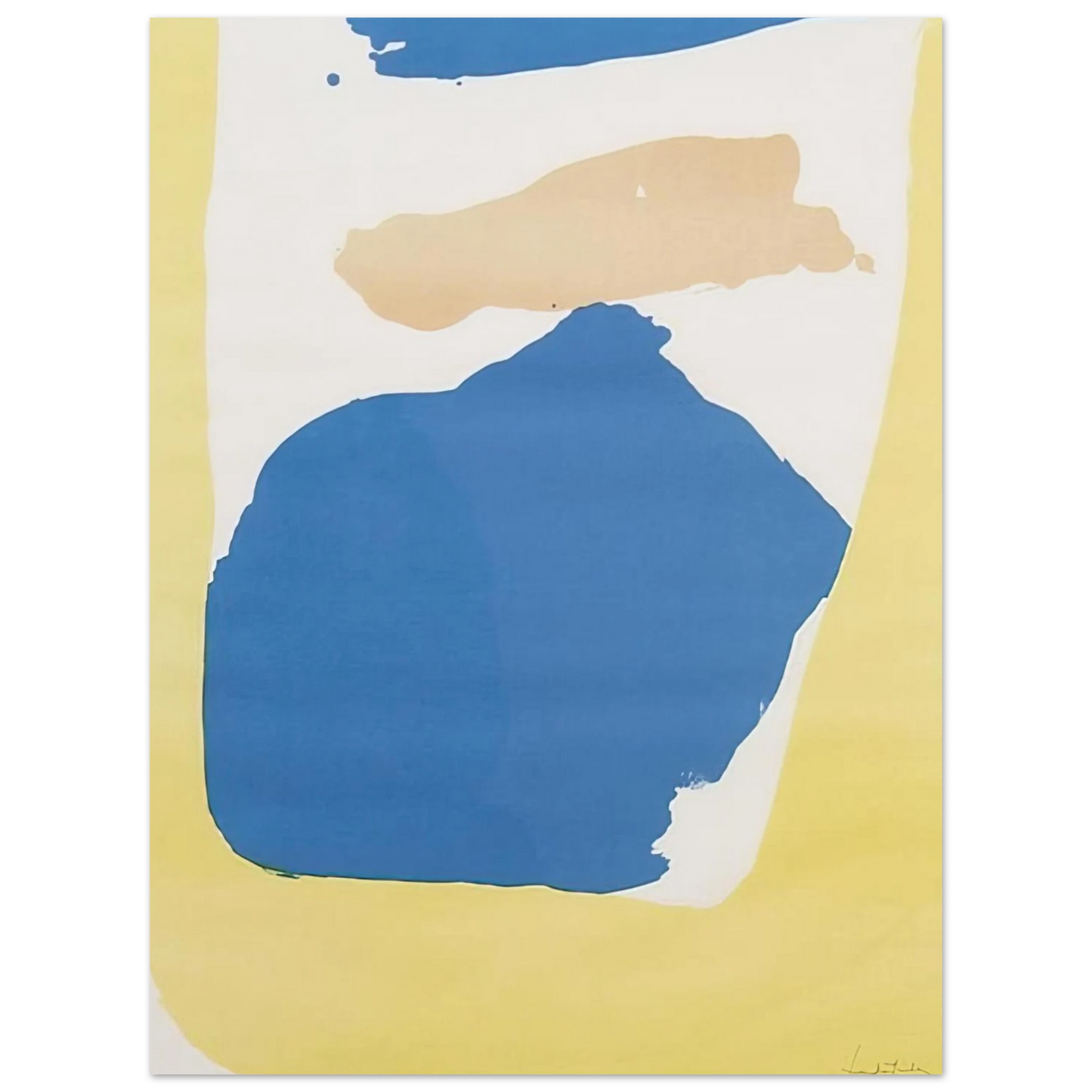 Helen Frankenthaler - Frankenthaler Preview - 1965 Wall art - 20x25 cm / 8x10 Inches - Fine Art Poster - -