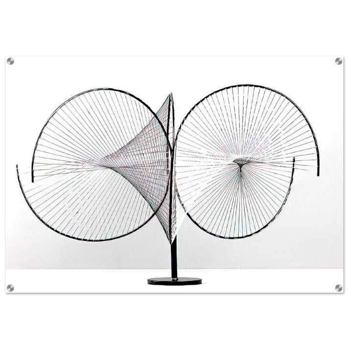 Hyperbolic surfaces - 1959 - Tomas Maldonado Acrylic Print - 70x100 cm / 28x40″ inches | Tomas Maldonado Wall Art | Tomas Maldonado Prints