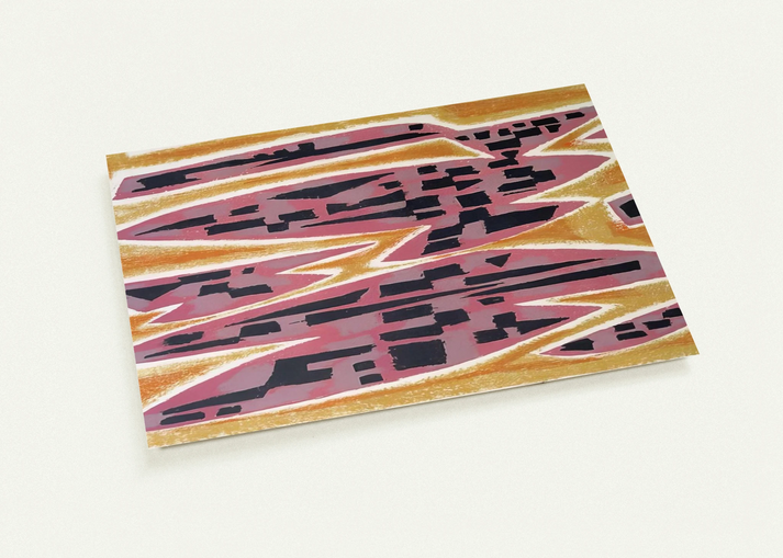 Abstract Composition - 1955 By Alfred Manessier Pack of 10 Post Cards | Alfred Manessier Post Cards | A6 (10.5 x 14.8 cm) - 4.1 x 5.8 inches