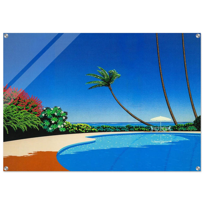 Shade of Palm Grove II - Hiroshi Nagai Acrylic Print - 70x100 cm / 28x40″ inches