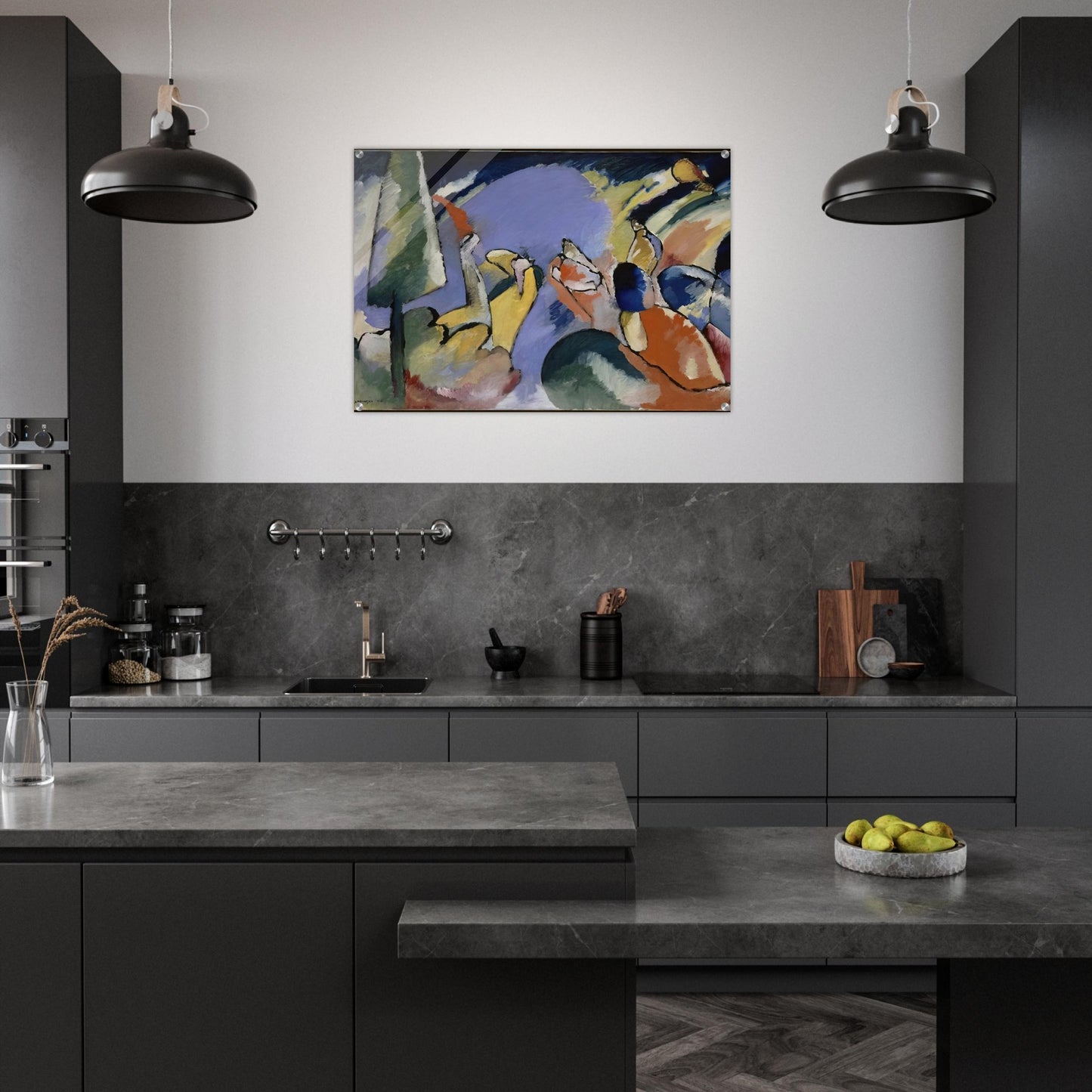 IMPROVISATION XIV 1910 - Wassily Kandinsky Acrylic Print - 70x100 cm / 28x40″ inches