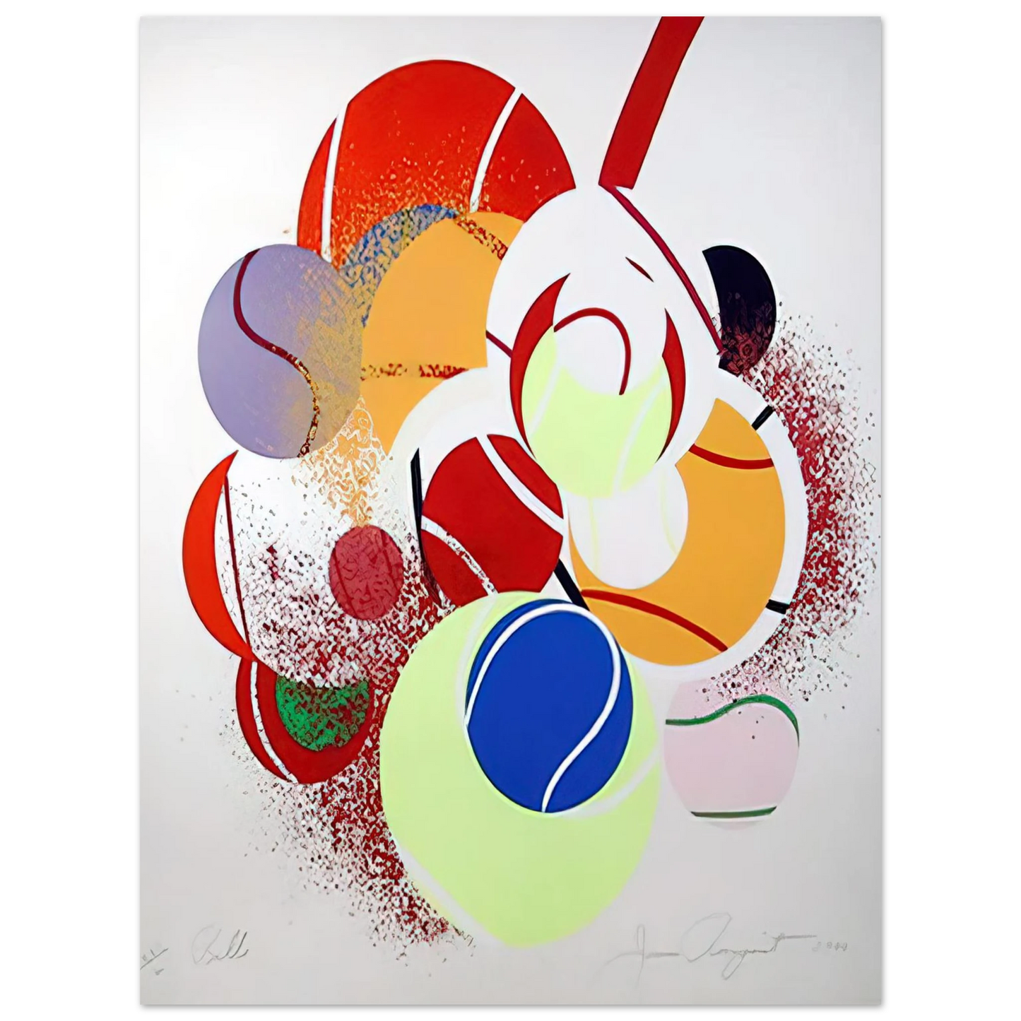 James Rosenquist - Balls Fine Art Poster - Default Title