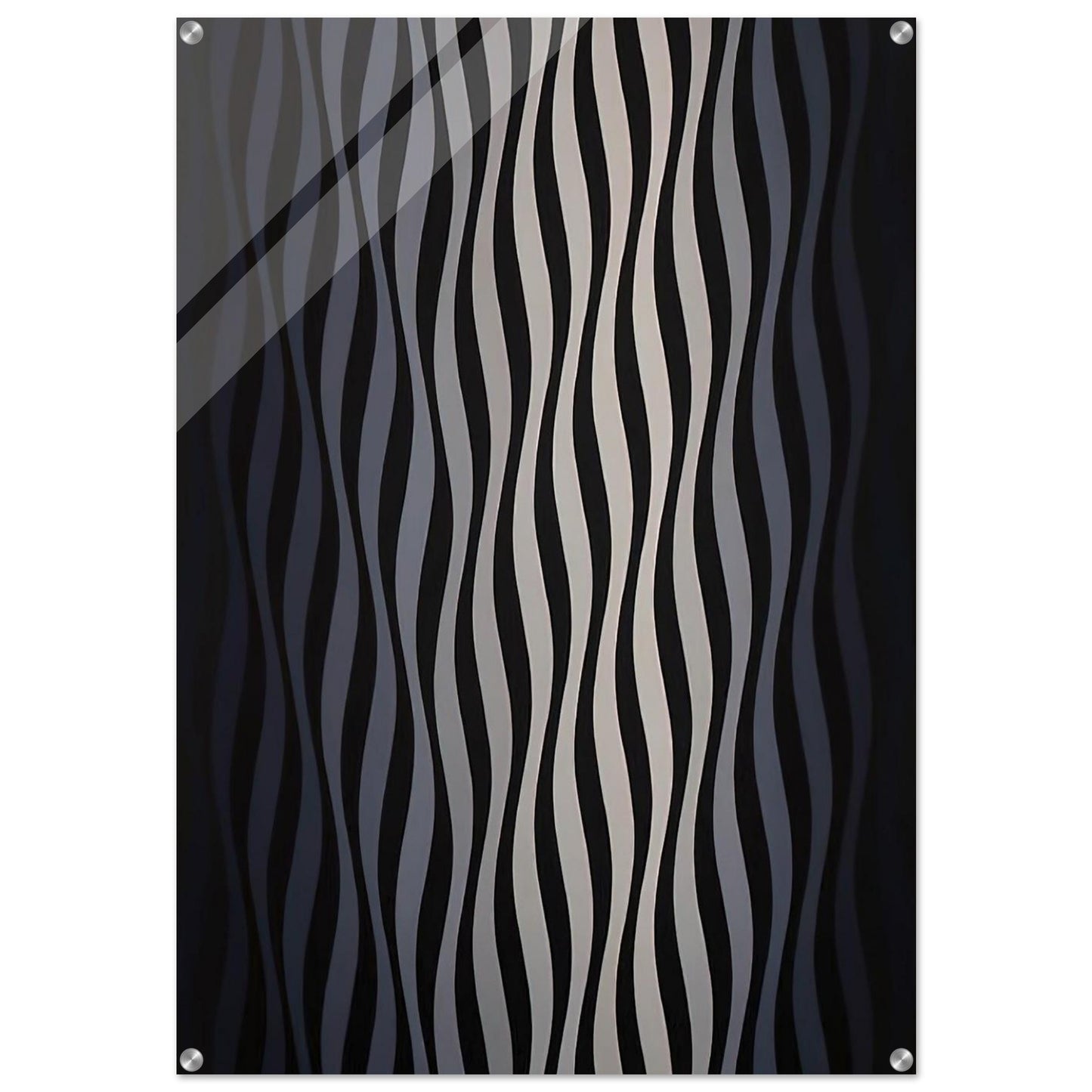 DRIFT 2 1966 - Bridget Riley Acrylic Print - 70x100 cm / 28x40″ inches