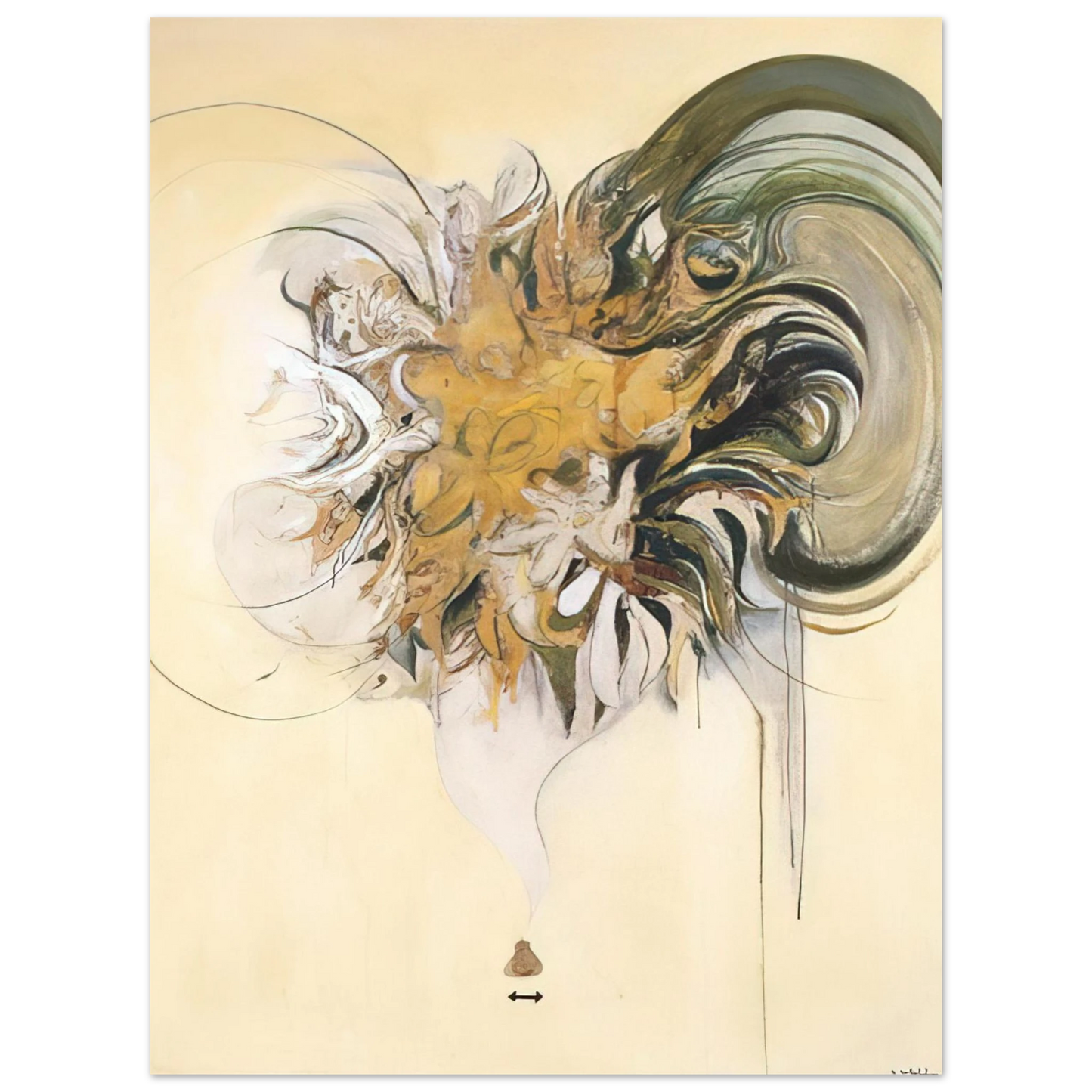 Brett Whiteley - Listening to Nature - 1964 Fine Art Poster - Default Title