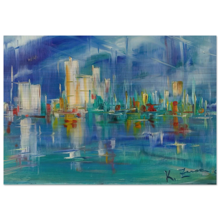 Untitled - 1985 - Konrad Zuse Brushed Aluminum Print - 70x100 cm / 28x40 inches | Konrad Zuse Aluminum Print | Konrad Zuse Prints