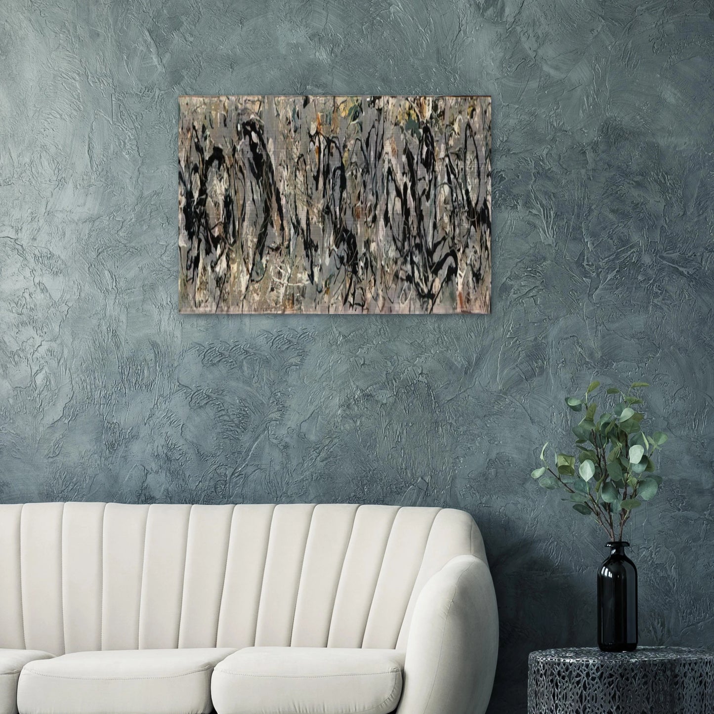 NUMBER 10 1949 - Jackson Pollock Brushed Aluminum Print - 70x100 cm / 28x40 inches | Jackson Pollock Aluminum Print | Jackson Pollock Prints