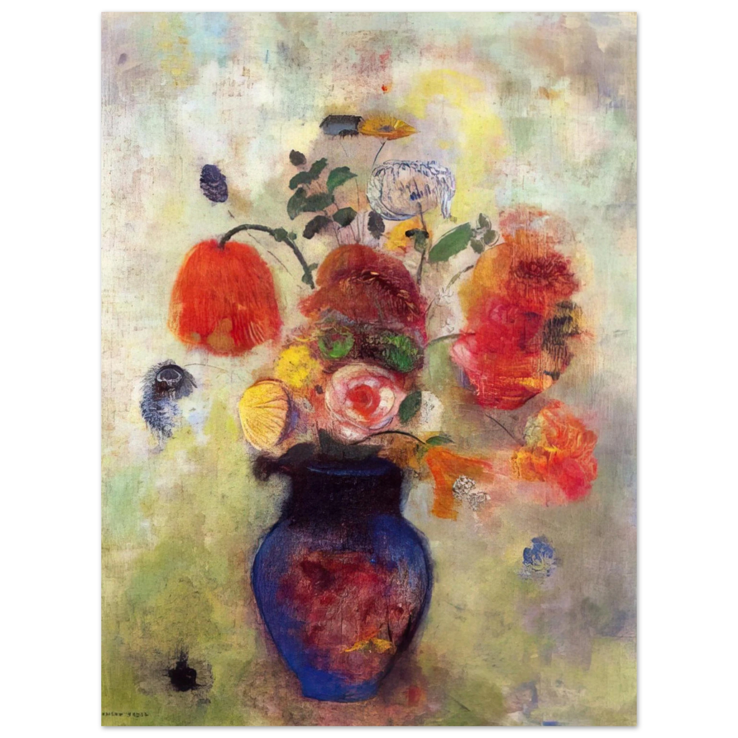 Odilon Redon - BOUQUET OF FLOWERS 3 Fine Art Poster - Default Title