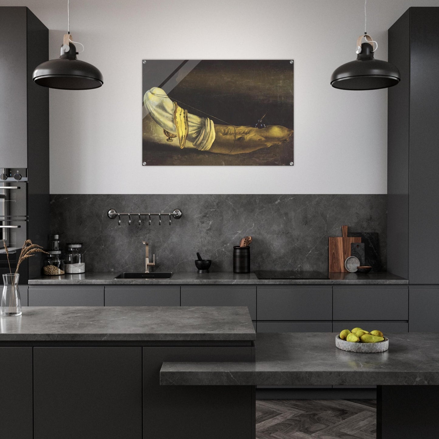 ANTHROPOMORPHIC BREAD - Salvador Dali Acrylic Print - 70x100 cm / 28x40″ inches