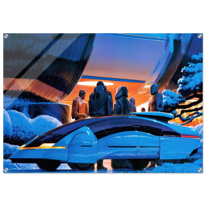 Syd Mead - Syd Mead Acrylic Print - 70x100 cm / 28x40″ inches | Syd Mead Wall Art | Syd Mead Prints