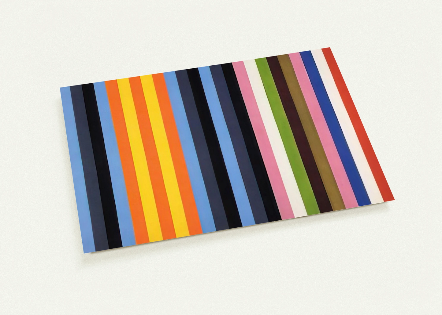 Flower Machine - 1964 By Gene Davis Pack of 10 Post Cards | Gene Davis Post Cards | A6 (10.5 x 14.8 cm) - 4.1 x 5.8 inches