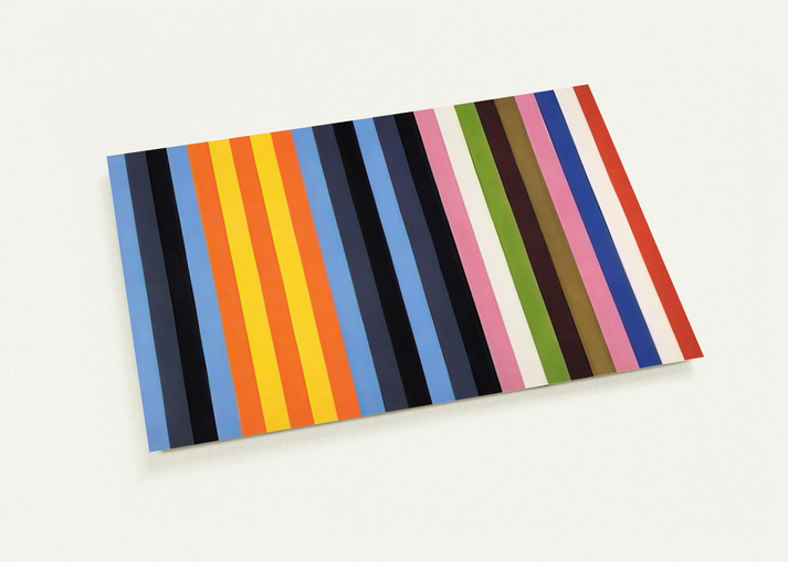 Flower Machine - 1964 By Gene Davis Pack of 10 Post Cards | Gene Davis Post Cards | A6 (10.5 x 14.8 cm) - 4.1 x 5.8 inches