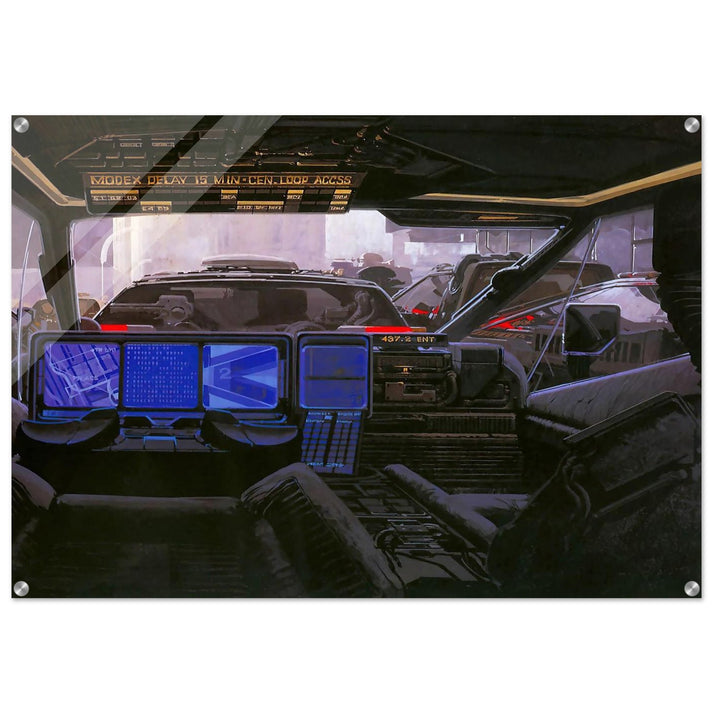 Syd Mead - Syd Mead Acrylic Print - 70x100 cm / 28x40″ inches