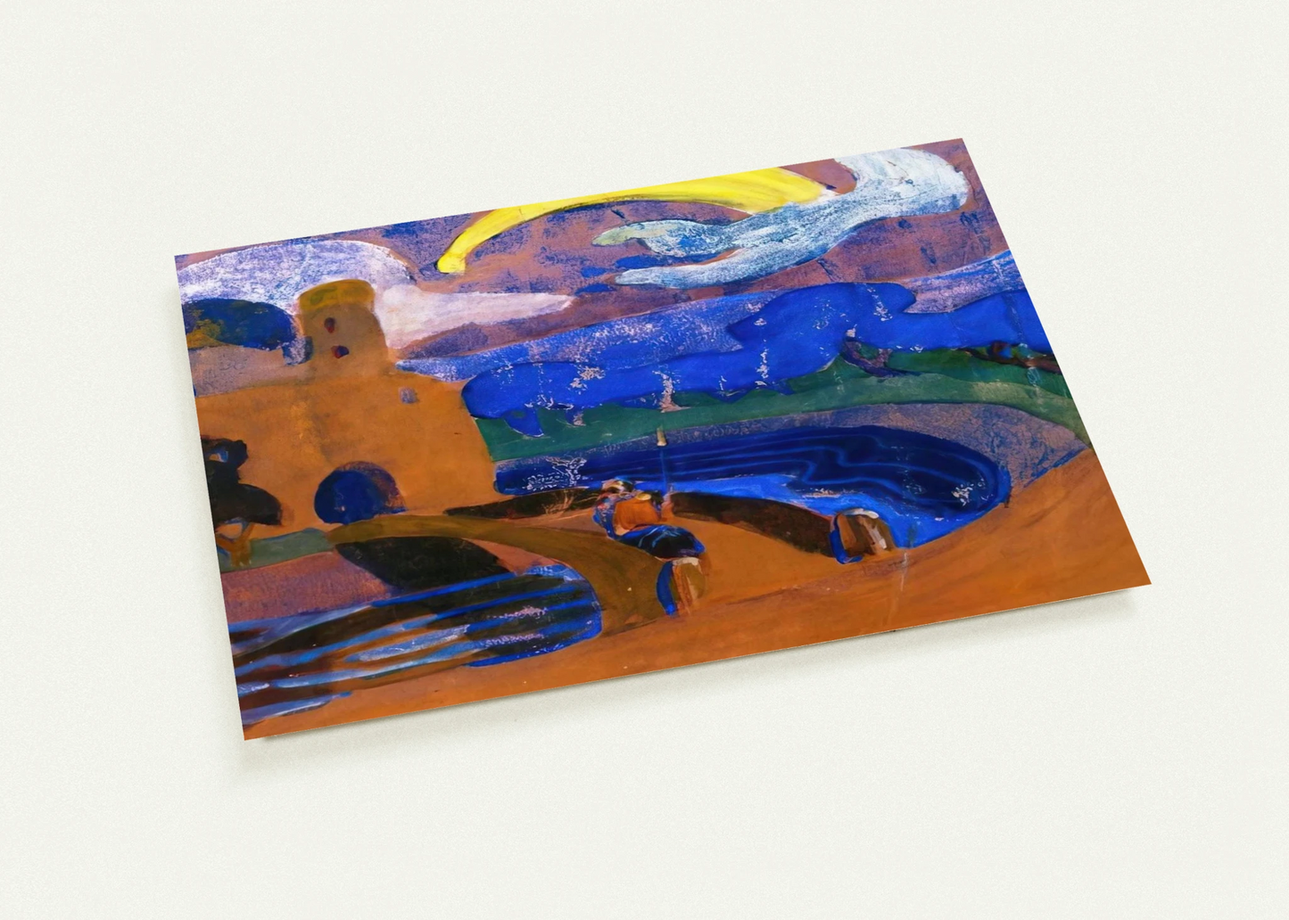 COMET 1900 By Wassily Kandinsky Pack of 10 Post Cards | Wassily Kandinsky Post Cards | A6 (10.5 x 14.8 cm) - 4.1 x 5.8 inches