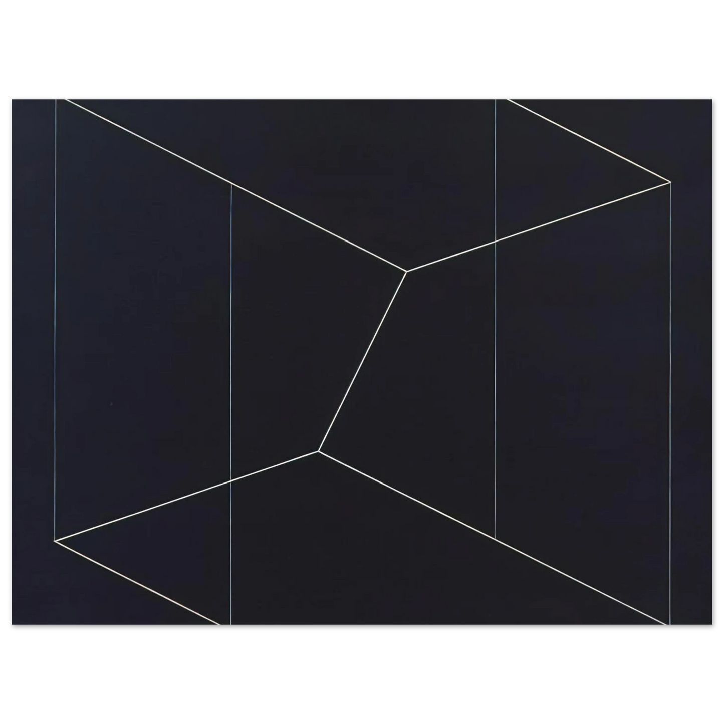 Josef Albers - STRUCTURAL CONSTELLATION TO FERDINAND HODLER 1954 Fine Art Poster - Default Title