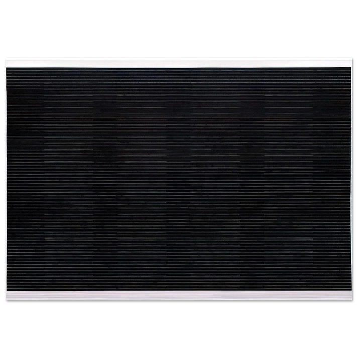 The Sea - Agnes Martin Brushed Aluminum Print - 70x100 cm / 28x40 inches | Agnes Martin Aluminum Print | Agnes Martin Prints