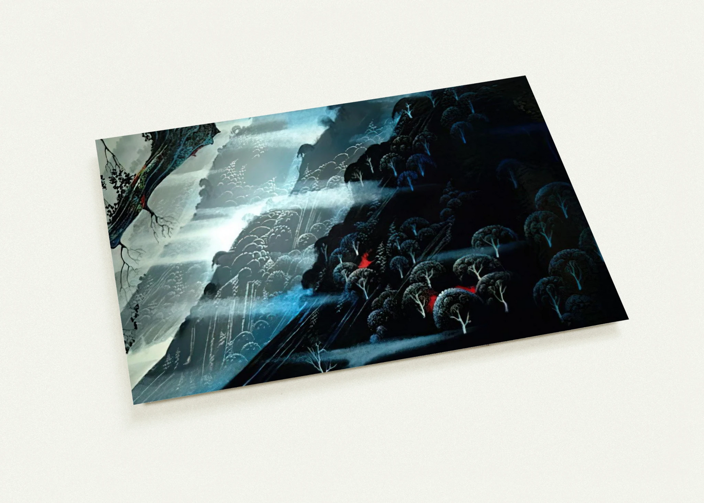 Coastline Fogl By Eyvind Earle Pack of 10 Post Cards | Eyvind Earle Post Cards | A6 (10.5 x 14.8 cm) - 4.1 x 5.8 inches