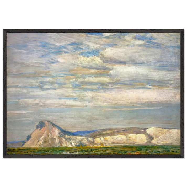 Harney Desert No 20 - Childe Hassam 70x100 cm / 28x40 inches Framed Art Print – Black Wooden Frame