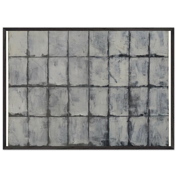Untitled - 1963 N3 - Brice Marden 70x100 cm / 28x40 inches Framed Art Print – Black Wooden Frame