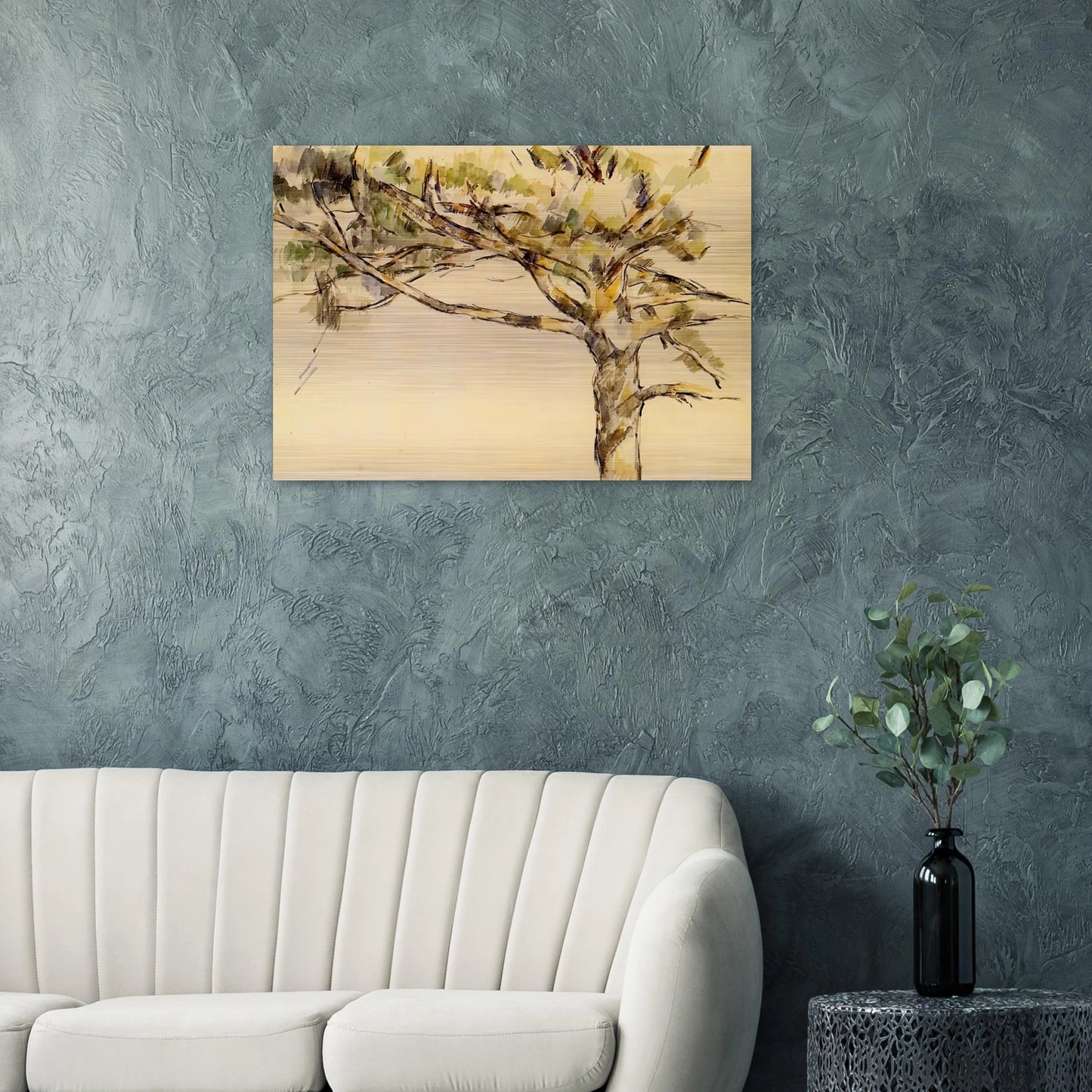 Large Pine - Paul Cézanne Brushed Aluminum Print - 70x100 cm / 28x40 inches | Paul Cézanne Aluminum Print | Paul Cézanne Prints