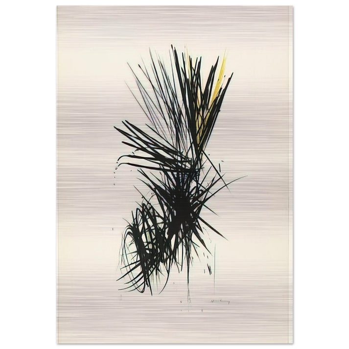Untitled L 12 - 1957 - Hans Hartung Brushed Aluminum Print - 70x100 cm / 28x40 inches | Hans Hartung Aluminum Print | Hans Hartung Prints
