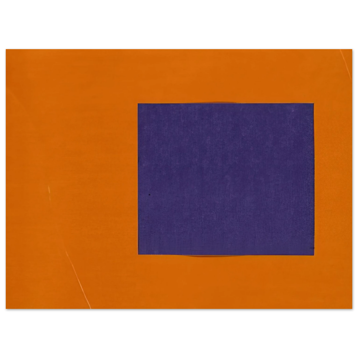 Ellsworth Kelly - Purple and Orange from the series Line Form Color Fine Art Poster - Default Title