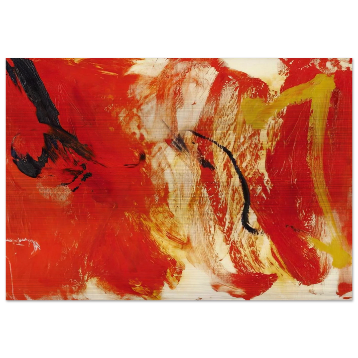 Untitled - 1960 - Jiro Yoshihara Brushed Aluminum Print - 70x100 cm / 28x40 inches | Jiro Yoshihara Aluminum Print | Jiro Yoshihara Prints