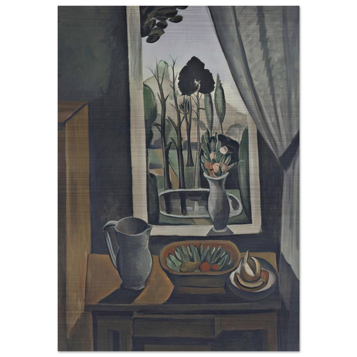 WINDOW AT VERS 1912 - Andre Derain Brushed Aluminum Print - 70x100 cm / 28x40 inches | Andre Derain Aluminum Print | Andre Derain Prints