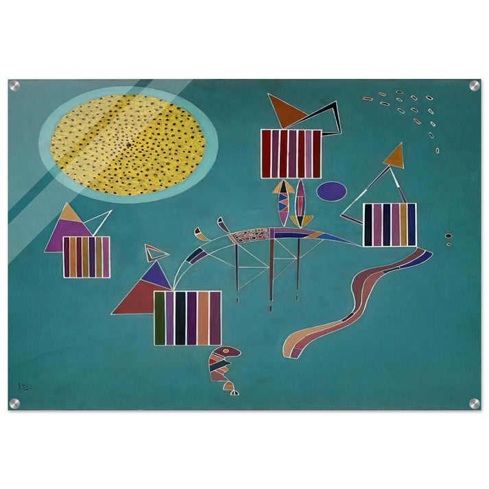 INTIME MESSAGE 1942 - Wassily Kandinsky Acrylic Print - 70x100 cm / 28x40″ inches