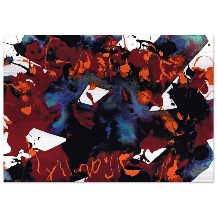 Untitled SFP94-149 SFF 1819 - Sam Francis Brushed Aluminum Print - 70x100 cm / 28x40 inches | Sam Francis Aluminum Print | Sam Francis Prints