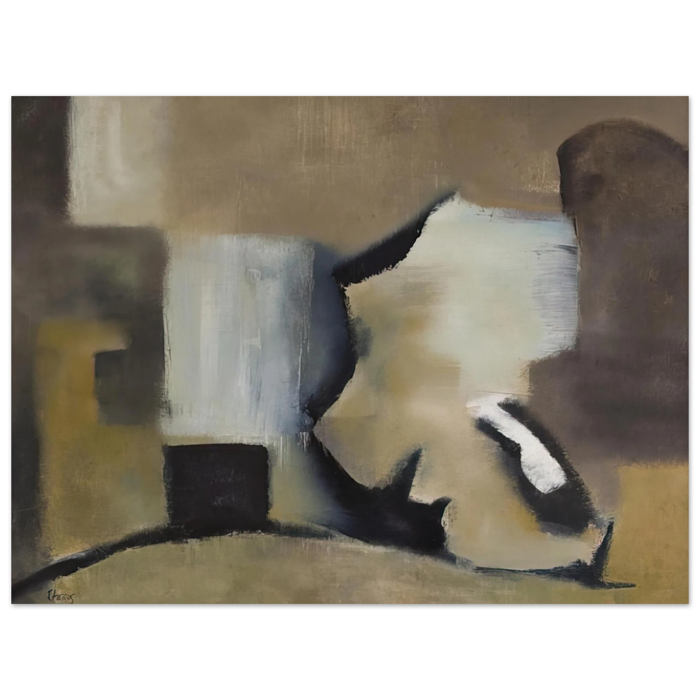 Theodoros Stamos - Beyond Emperors - 1952 Fine Art Poster - Default Title