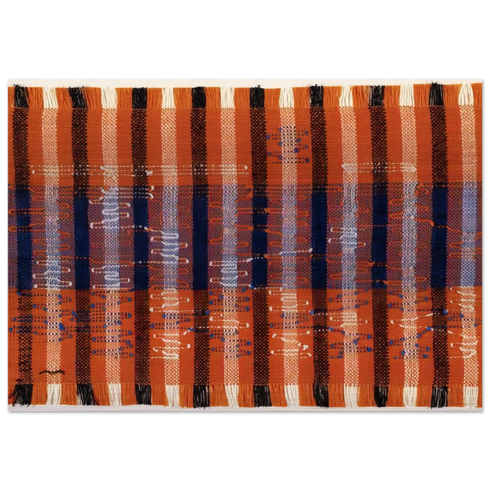 INTERSECTING 1962 - Anni Albers Brushed Aluminum Print - 70x100 cm / 28x40 inches | Anni Albers Aluminum Print | Anni Albers Prints