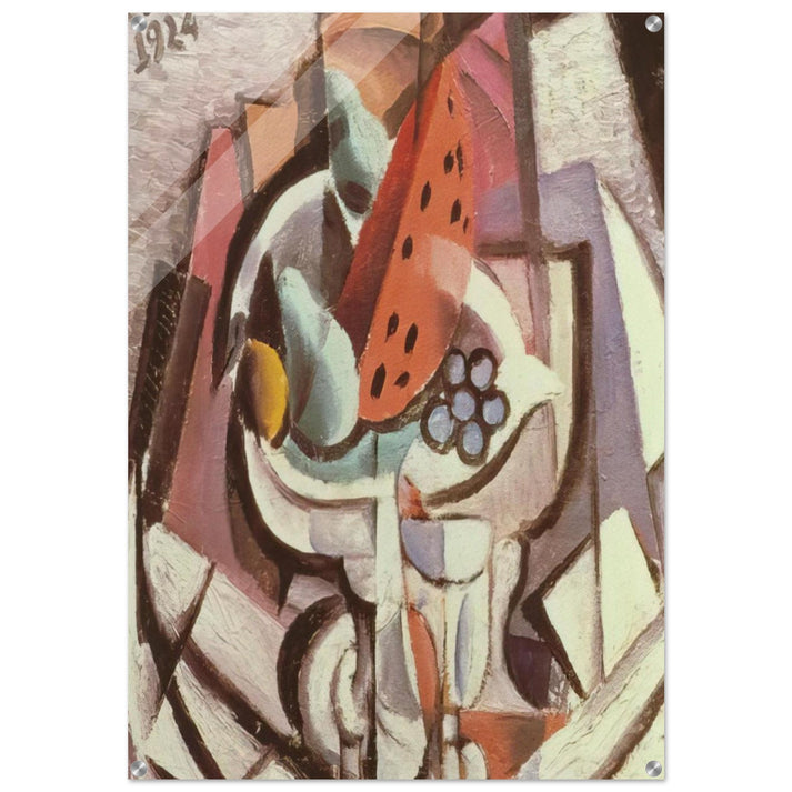 STILL LIFE WATERMELON - Salvador Dali Acrylic Print - 70x100 cm / 28x40″ inches