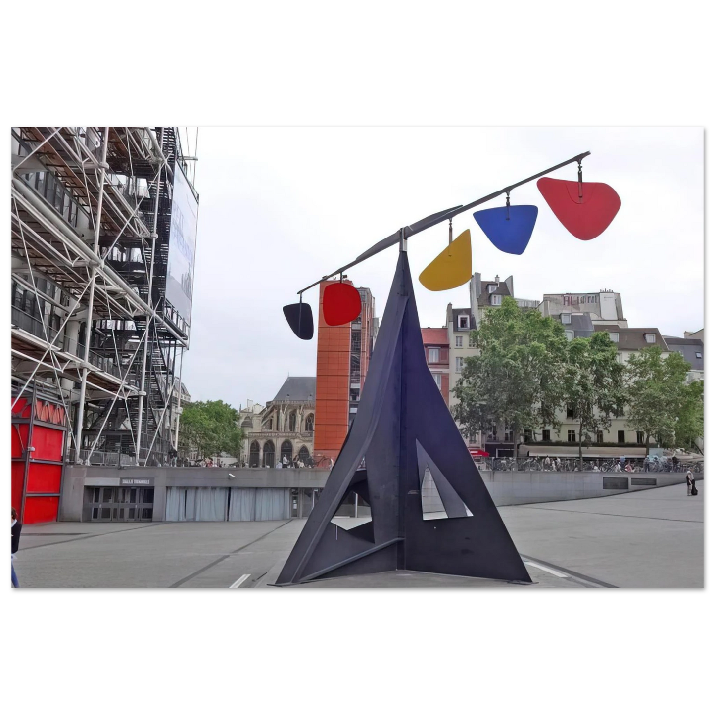 Alexander Calder - HORIZONTAL 1974 Fine Art Poster - 75x100 cm / 30x40 inches