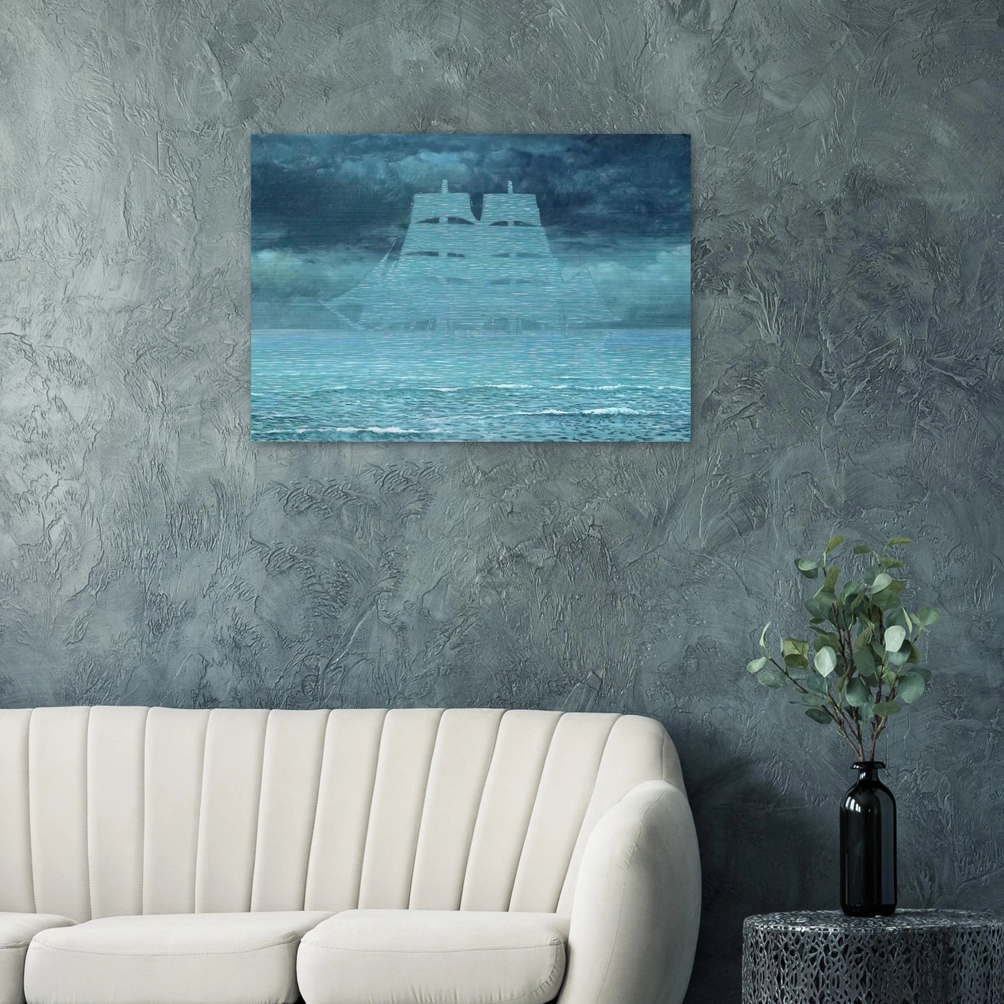 THE SEDUCER 1953 1 - Rene Magritte Brushed Aluminum Print - 70x100 cm / 28x40 inches | Rene Magritte Aluminum Print | Rene Magritte Prints