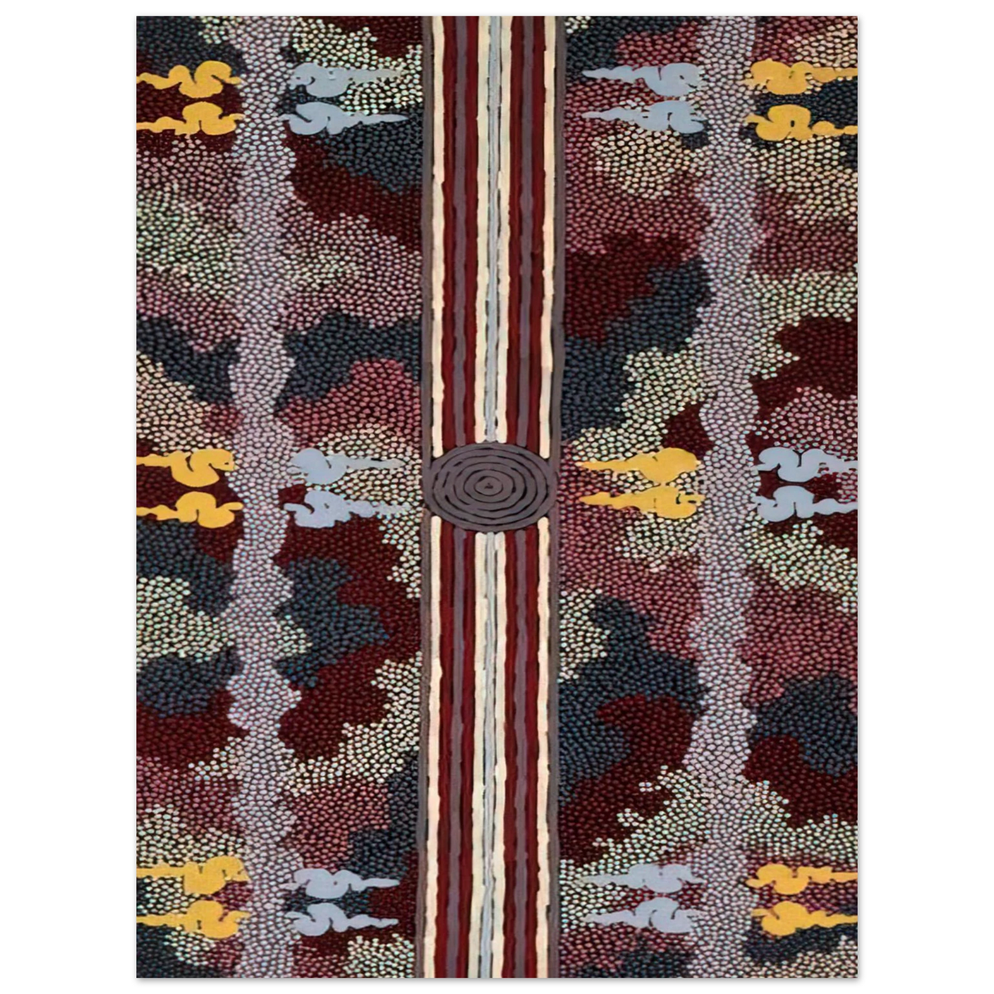 Clifford Possum Tjapaltjarri - Corkwood Dreaming - 1996 Fine Art Poster - Default Title