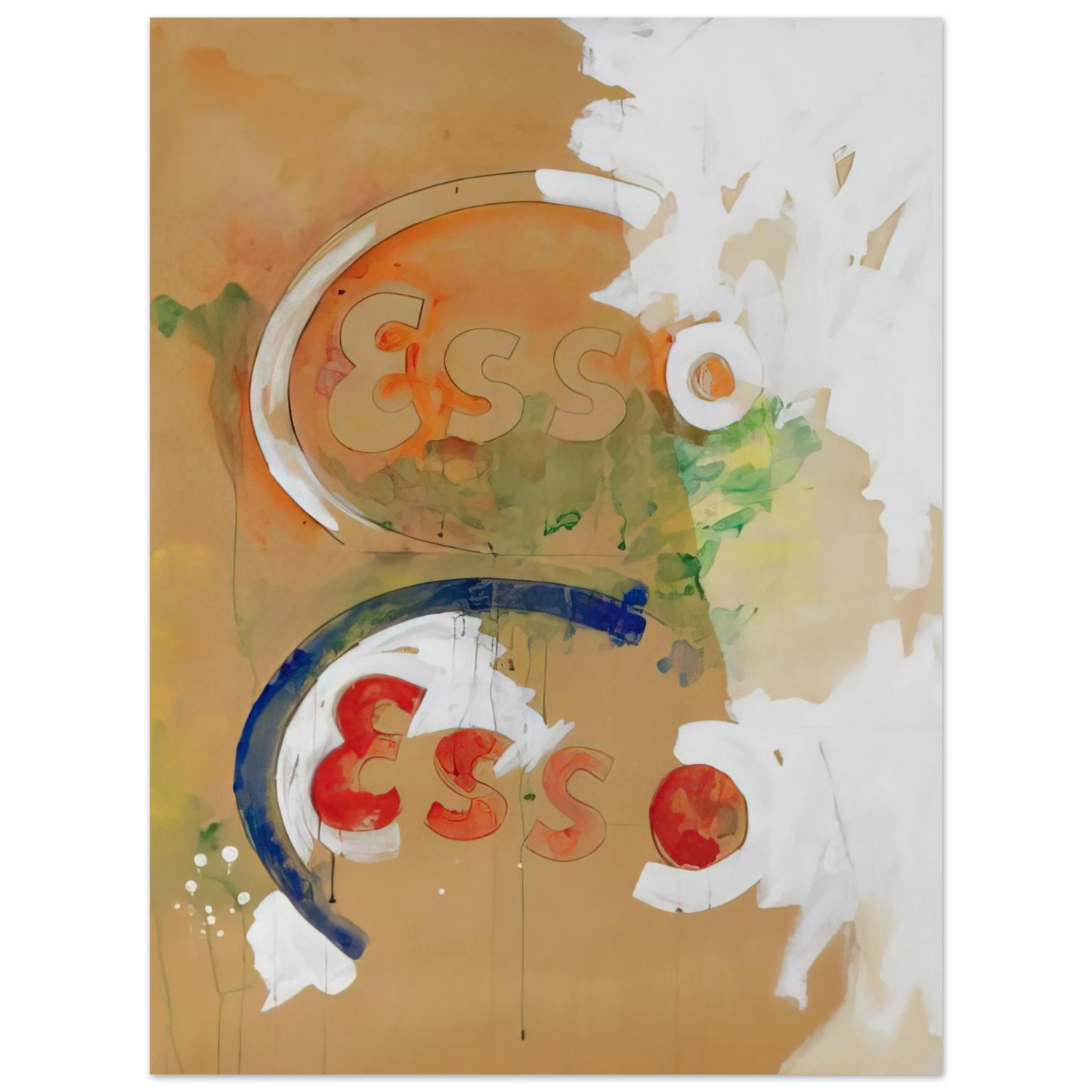 Mario Schifano - Segni di energia - Pop Art Fine Art Poster - Default Title