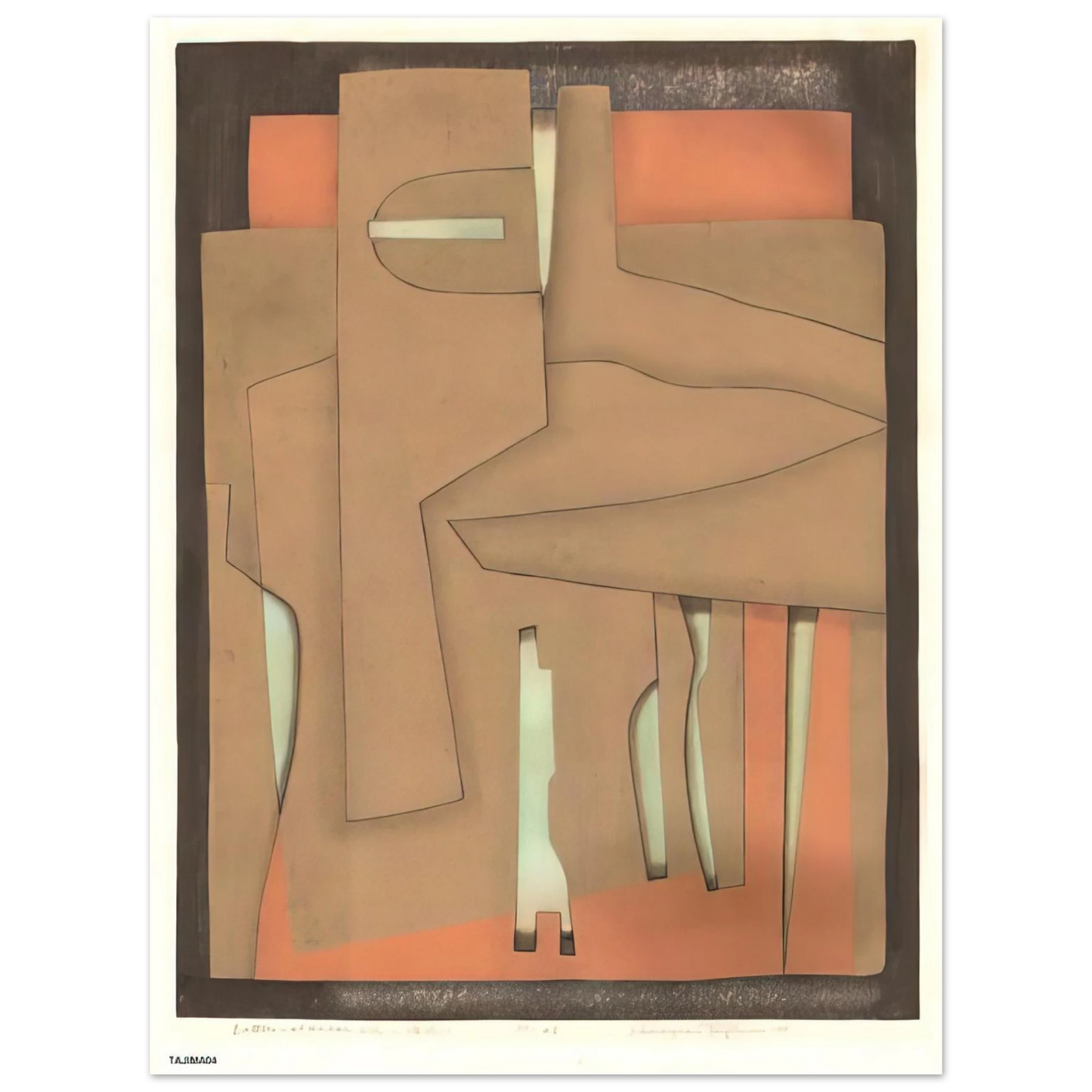 Hiroyuki Tajima - Bottles at the Bar - 1978 Fine Art Poster - Default Title